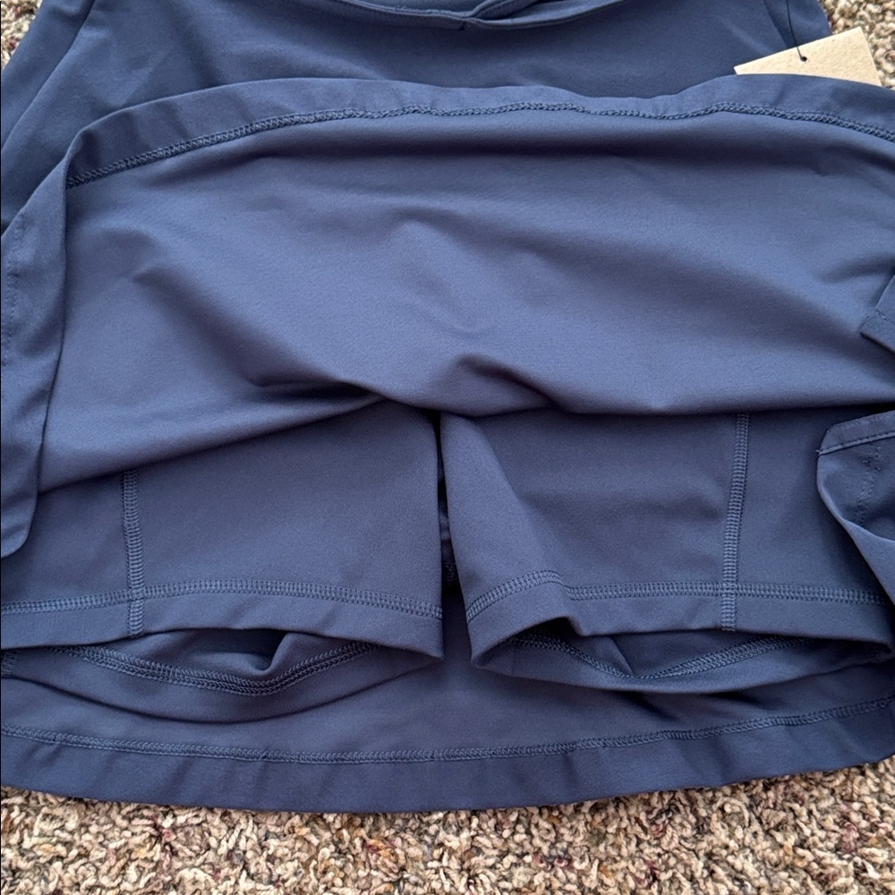 NWT Nike 15" Dri-FIT Mid-Rise Flouncy Golf Skirt | Thunder Blue | Size XS - Picture 5 of 8